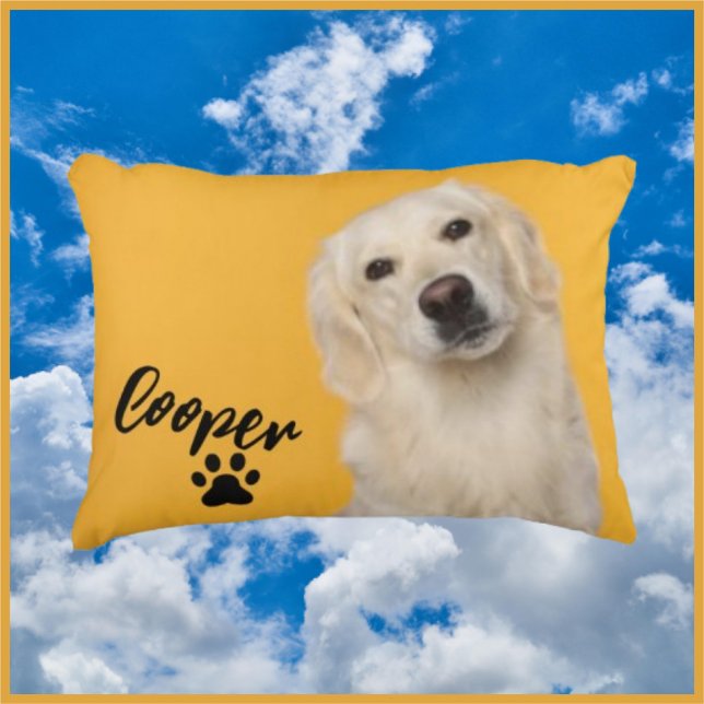 Personalized Pet  Photo Dog Lover with Photo Accent Kussen (Creator heeft geüpload)