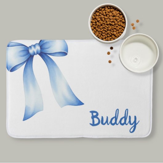 Personalized Pet Placemat - White Placemat Badmat