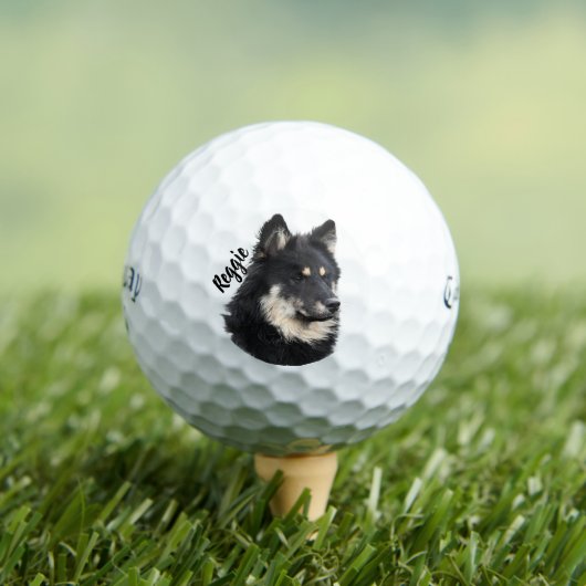 Personalized Pet Portrait Golf Ball | Custom Photo Golfballen (Insitu Shirt)