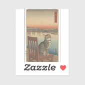 Personalized Pet Sticker – Ukiyo-e Japanese Art (Vel)