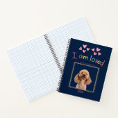 Personalized Pet Valentine with Name and Photo Notitieboek (Binnen)