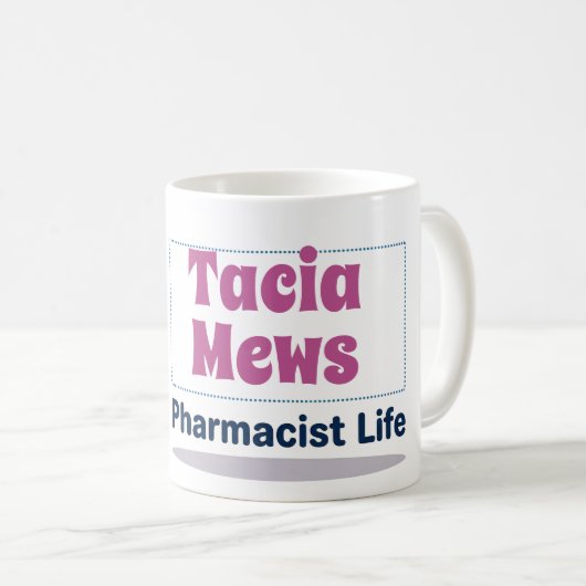 Personalized Pharmacist Life Mug Koffiemok (Voorkant rechts)