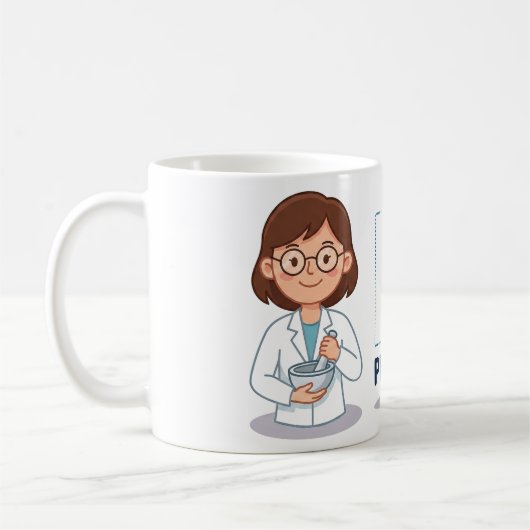 Personalized Pharmacist Life Mug Koffiemok (Links)