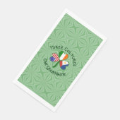 Personalized Philippines Ireland USA Shamrock Servet (Hoek)