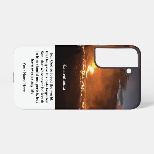 Personalized Phone Case Samsung Galaxy Hoesje (Achterkant horizontaal)