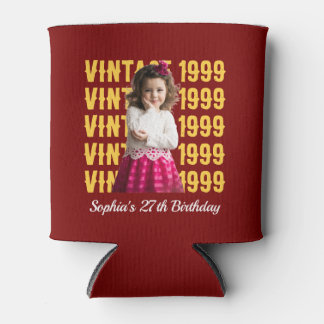 Personalized Photo 30th 40th 50th Birthday Party Blikjeskoeler