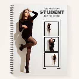 personalized photo and name notebook notitieboek