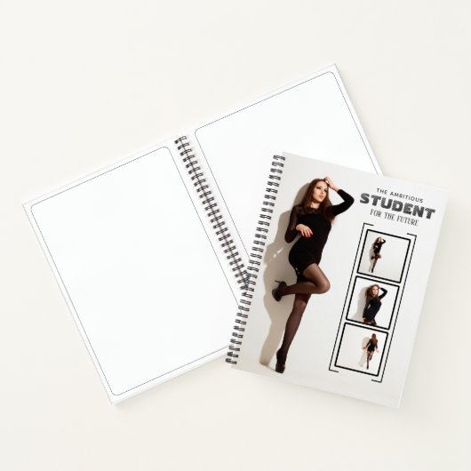 personalized photo and name notebook notitieboek (Binnen)