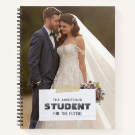 personalized photo and name notebook notitieboek