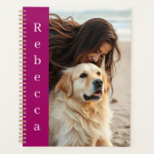 Personalized Photo and Name  Planner (Voorkant)