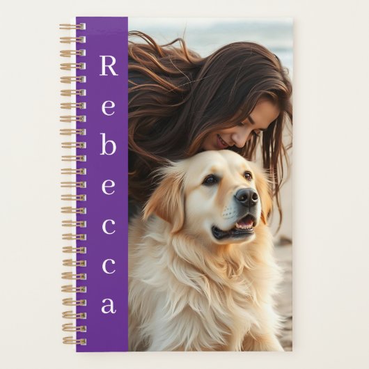 Personalized Photo and Name  Planner (Voorkant)