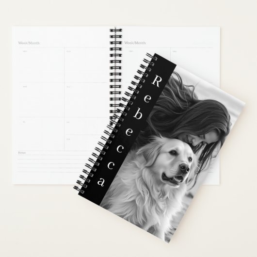 Personalized Photo and Name  Planner (Display)