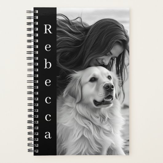 Personalized Photo and Name  Planner (Voorkant)