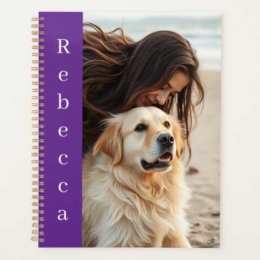 Personalized Photo and Name  Planner (Voorkant)