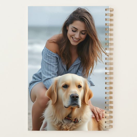 Personalized Photo and Name  Planner (Achterkant)