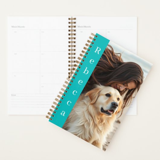 Personalized Photo and Name  Planner (Display)