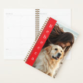 Personalized Photo and Name  Planner (Display)