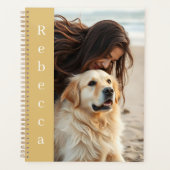 Personalized Photo and Name  Planner (Voorkant)