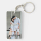 Personalized Photo and Text Keychain (achterkant)