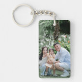 Personalized Photo and Text Keychain (Voorkant)