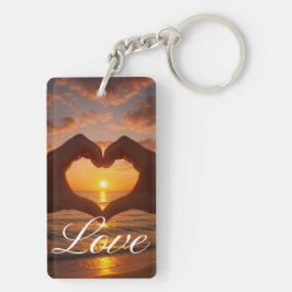 Personalized Photo and Text Photo Collage Keychain