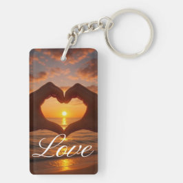 Personalized Photo and Text Photo Collage Keychain