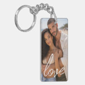 Personalized Photo and Text Photo Collage Sleutelhanger (Voorkant Links)