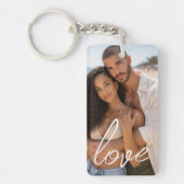 Personalized Photo and Text Photo Collage Sleutelhanger (Voorkant)