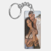 Personalized Photo and Text Photo Collage Sleutelhanger (Voorkant Links)