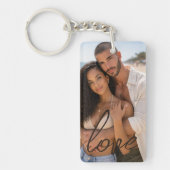 Personalized Photo and Text Photo Collage Sleutelhanger (Voorkant)