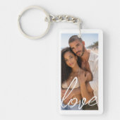 Personalized Photo and Text Photo Collage Sleutelhanger (Voorkant)