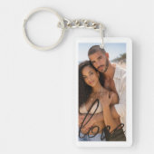 Personalized Photo and Text Photo Collage Sleutelhanger (Voorkant)