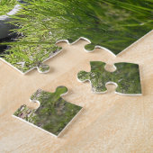 Personalized Photo Baby Announcement Jigsaw Puzzle Legpuzzel (Zijkant)