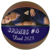 Personalized Photo Basketball for new dad Basketbal (Voorkant)