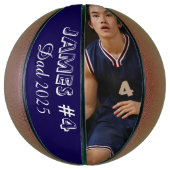 Personalized Photo Basketball for new dad Basketbal (Verticaal)
