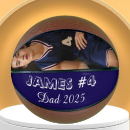 Personalized Photo Basketball for new dad Basketbal