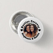 Personalized photo best friends BFF  Ronde Button 3,2 Cm (Voorkant /achterkant)