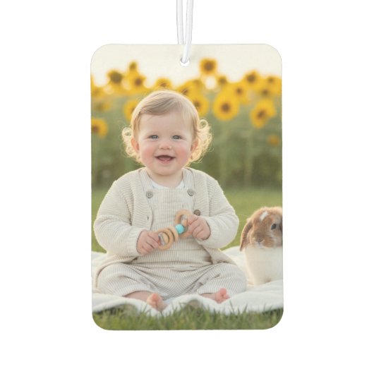 Personalized Photo Car Luchtverfrisser (Achterkant)