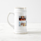 Personalized Photo Christmas Collage Beer Stein Bierpul (Links)