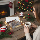 Personalized Photo Christmas Greeting Card Kaart