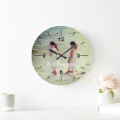 Personalized Photo Clock with Photo Filter Effect Grote Klok (Huis)