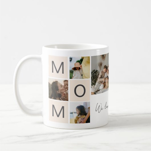 Personalized Photo Collage Gift for Mother’s Day Koffiemok (Links)