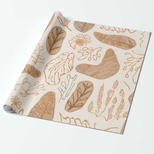 Personalized Photo Collage Gift | Wrapping Paper Cadeaupapier (Uitgerold)