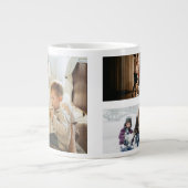 Personalized Photo Collage Grote Koffiekop (Voorkant)
