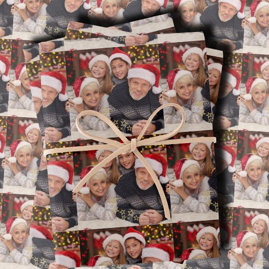 Personalized Photo Collage Inpakpapier Vel