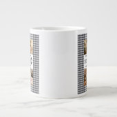 Personalized Photo Collage & Kids' Names "DAD" Grote Koffiekop (Voorkant)