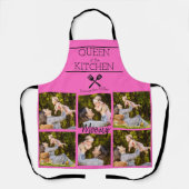 Personalized Photo Collage Kitchen Apron Schort (Voorkant)