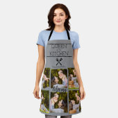 Personalized Photo Collage Kitchen Apron Schort (Gedragen)