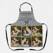 Personalized Photo Collage Kitchen Apron Schort (Voorkant)