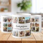 Personalized Photo Collage Mug With Custom Text Koffiemok